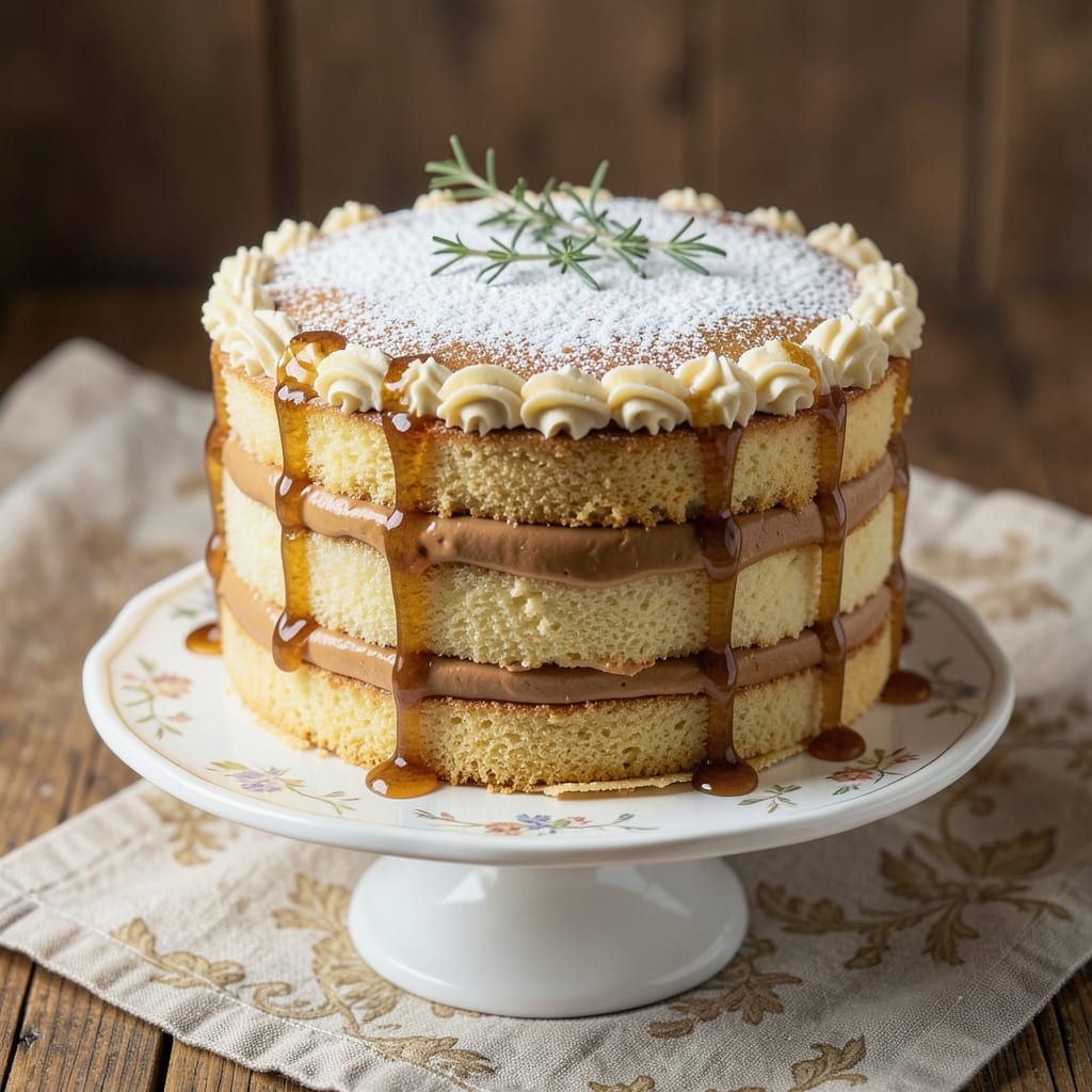 Amaretto Divine Cake Recipe: Boozy Almond Swirls With Ultra-Moist Layers