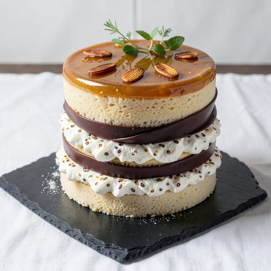 Alvin Zhou's 150-Hour Cake Recipe: Layered Vanilla-Almond Masterpiece