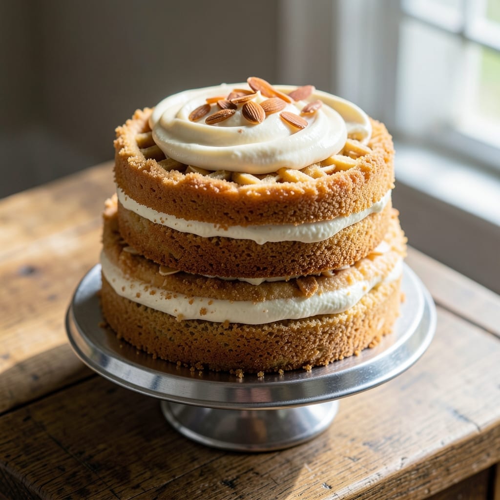Almond Cream Cheese Cake Recipe: Nutty Swirls and Buttery Crispness Without Gluten