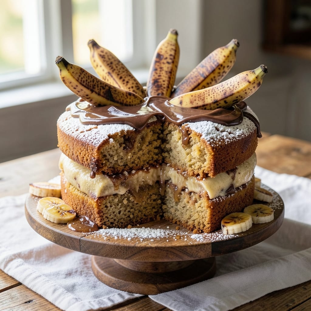 1kg Banana Cake Recipe: Moist Crumb With Caramelized Top Magic