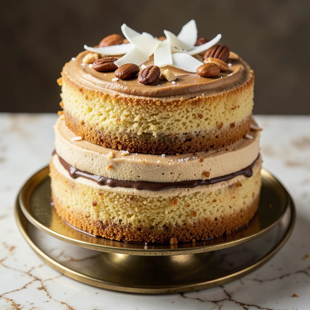Alex Guarnaschelli's Coconut Cake Recipe: Vanilla-Almond Swirls With Toasted Coconut Crunch