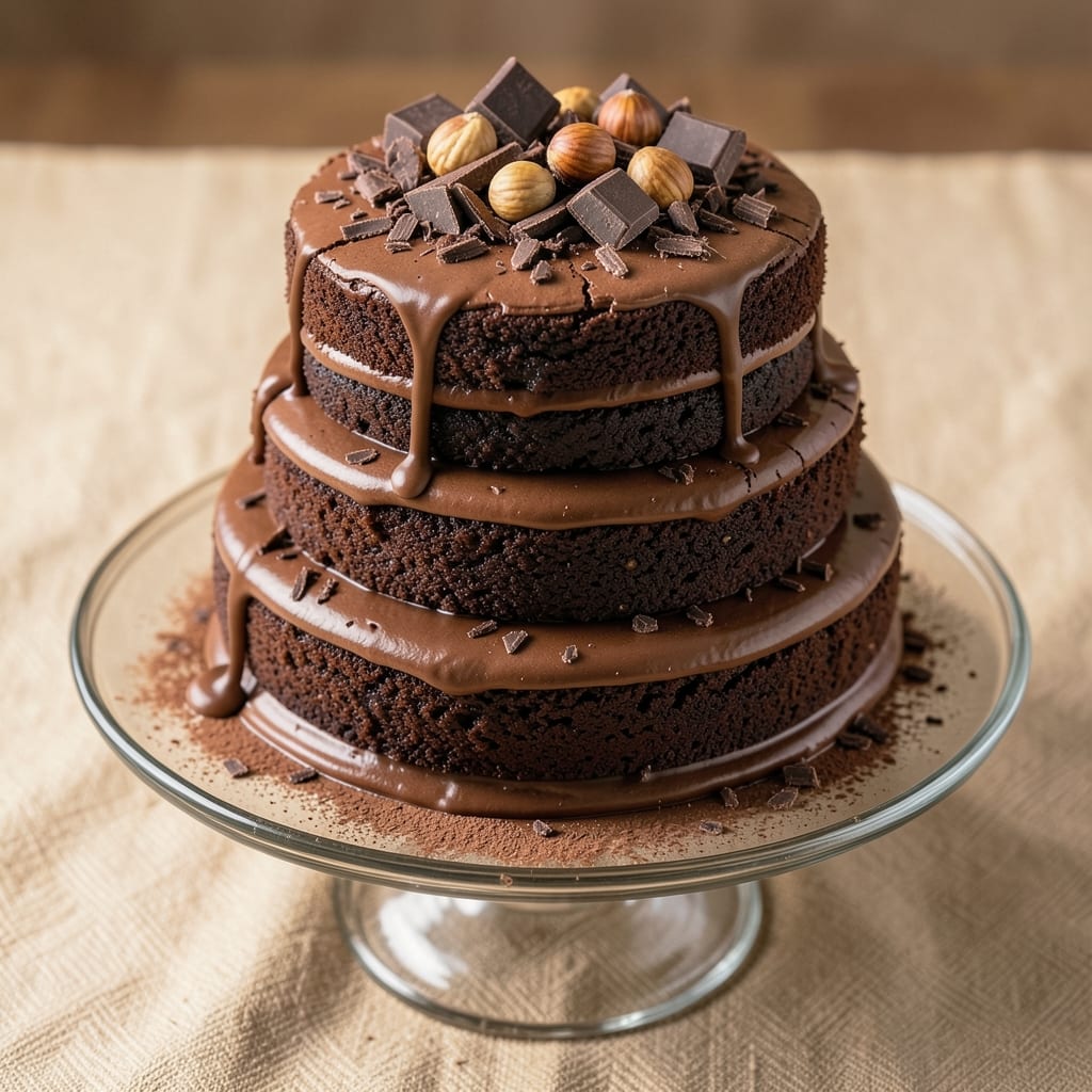 All Chocolate Cake Recipe: Deep Fudgy Cores and Crackly Chocolate Shells