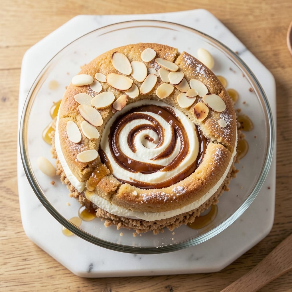 Almond Sour Cream Cake Recipe: Nutty Vanilla Swirls and Fluffy Layers
