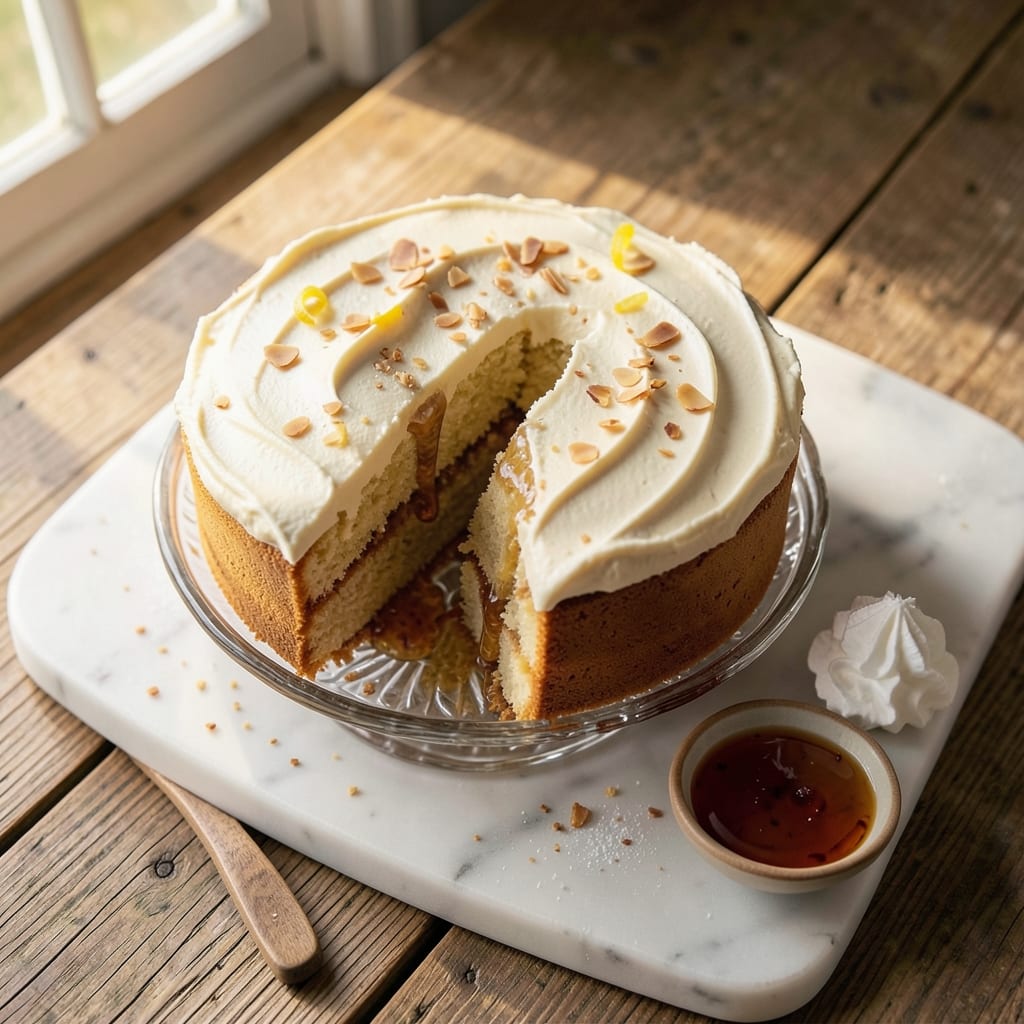 Amaretto Cake Mix Recipe: Boozy Almond Swirl That Stays Moist for Days