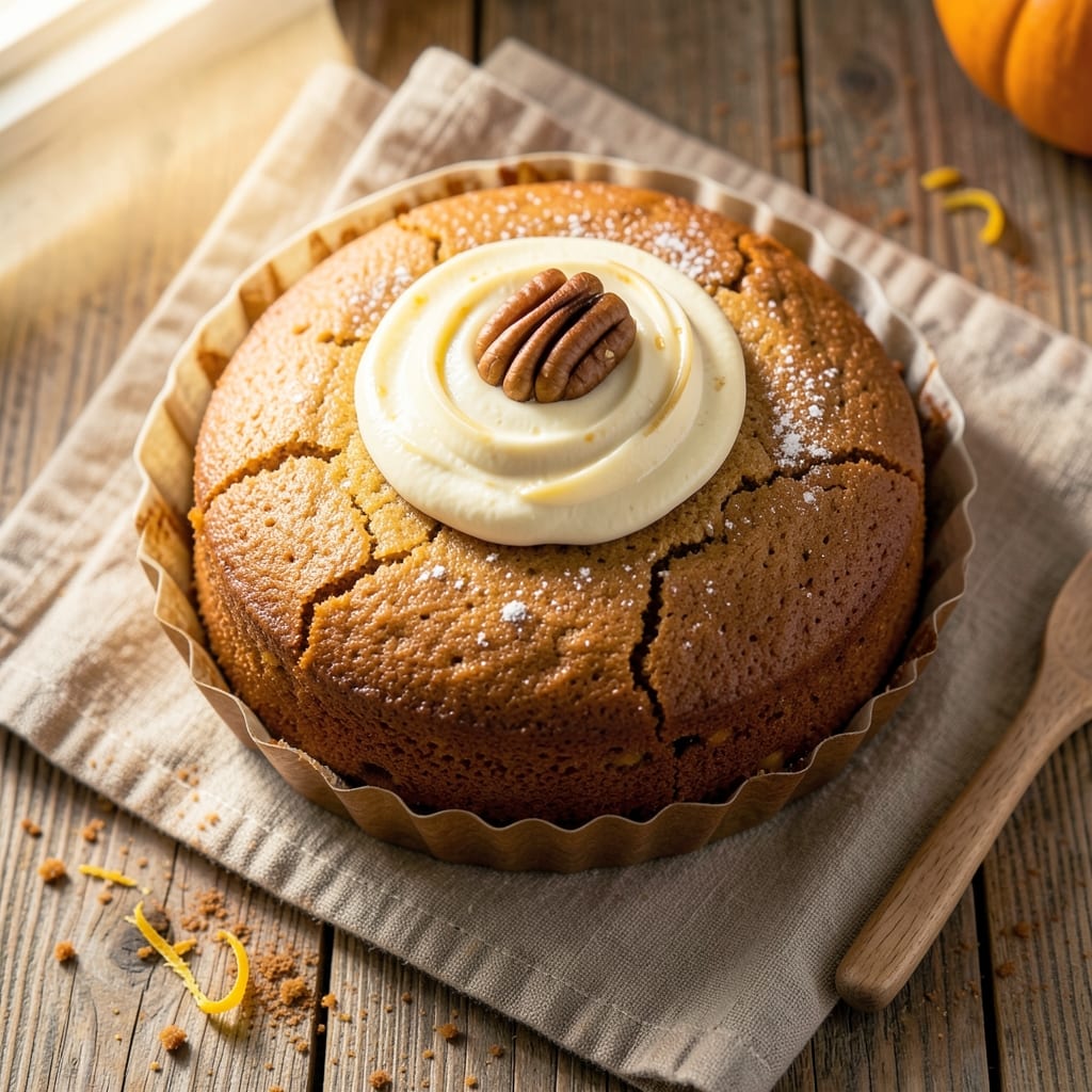 6-Inch Pumpkin Cake Recipe: Spiced Moistness With Crisp Fondant Crown