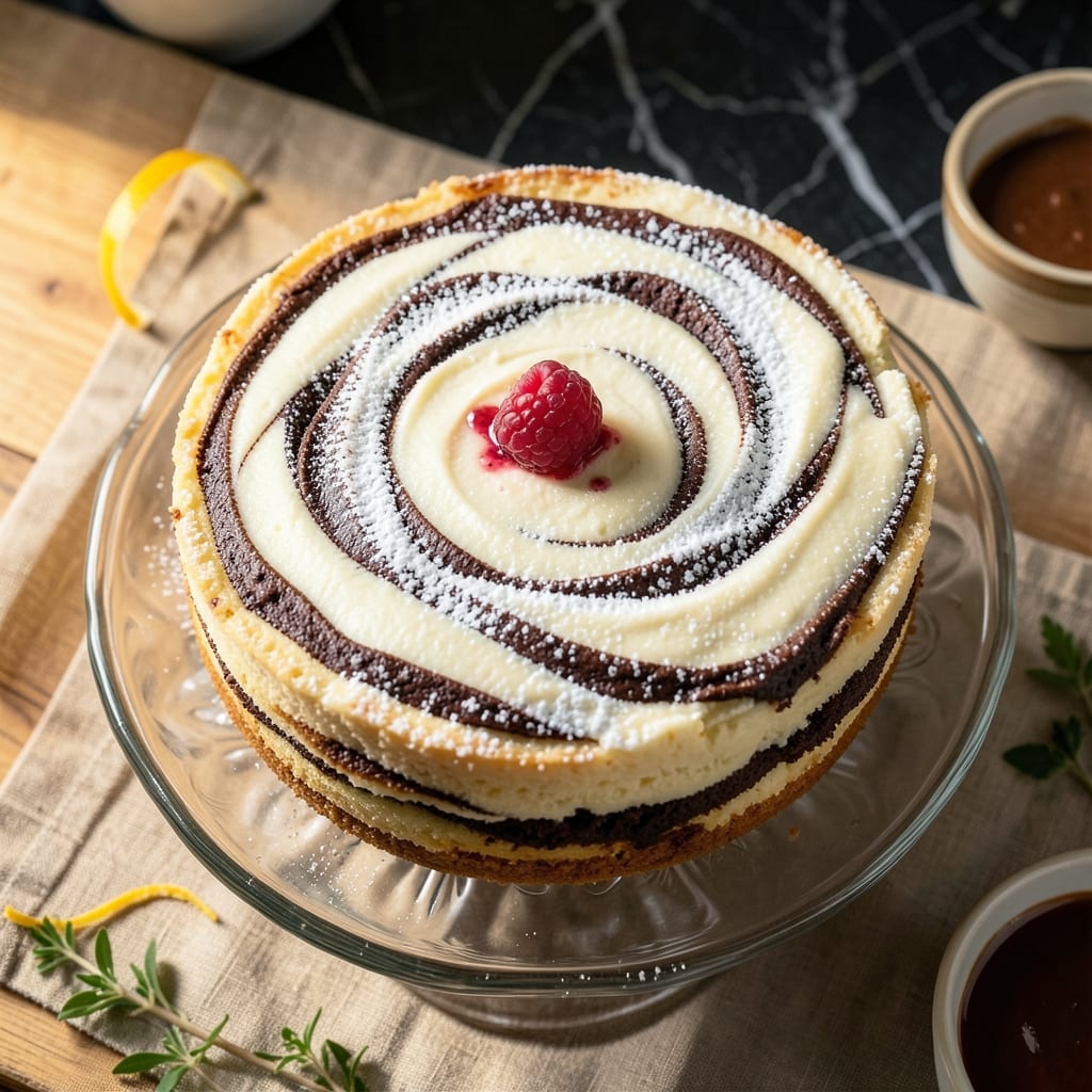 Two-Egg Marble Cake Recipe: Swirled Vanilla-Chocolate Magic in One Bowl