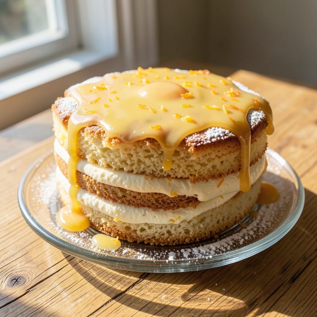 Amalfi Cake Recipe: Citrus-Infused Layers with Almond Crunch