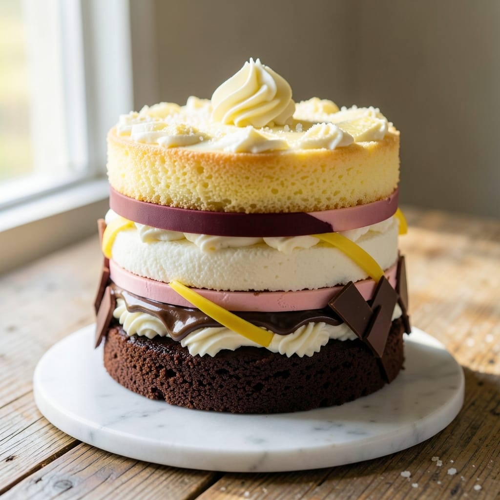 3 Layer 6 Inch Cake Recipe: Perfectly Proportioned Height Without Fondant