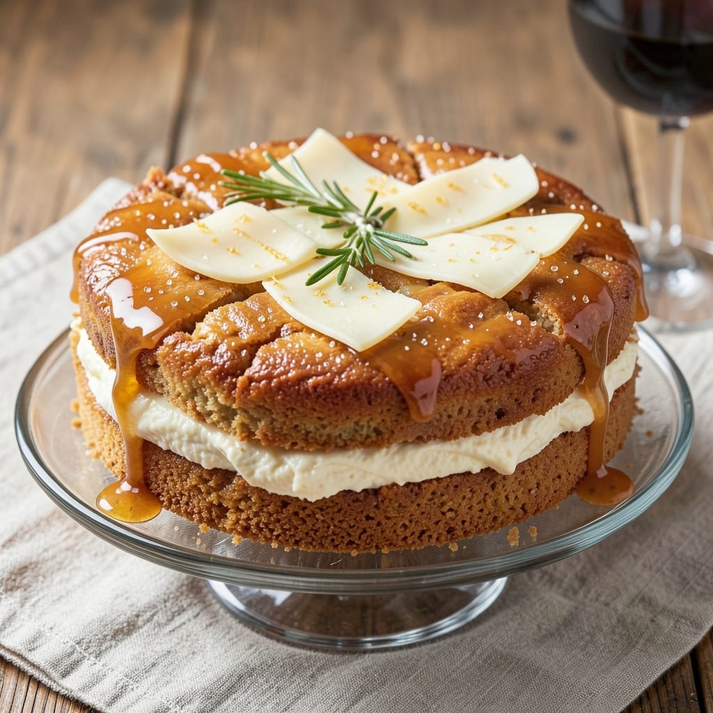 Alpine Cake Recipe: Nutty Alpine Cheese Swirls With Caramelized Top