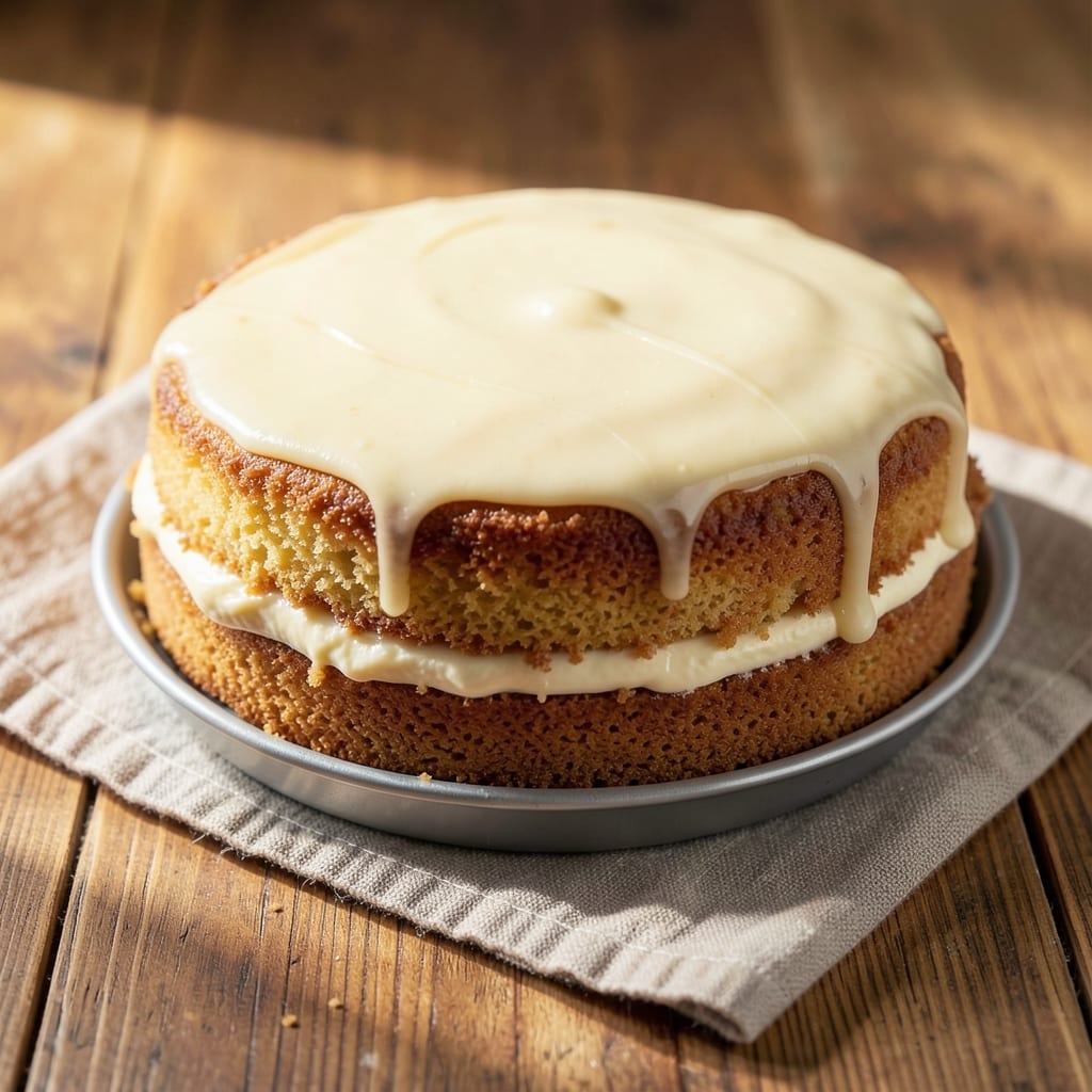 6-Inch Eggless Vanilla Cake Recipe: Single-Serve Magic in One Tin