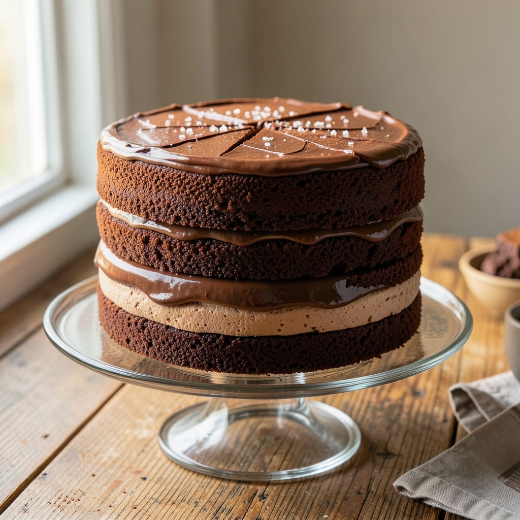 3 Layer Chocolate Mousse Cake Recipe: Silky Smooth Stacks With Fondant Bridges