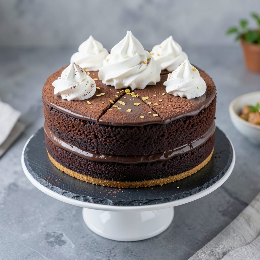 7-Inch Chocolate Cake Recipe: Crispy Top, Fudgy Core Magic