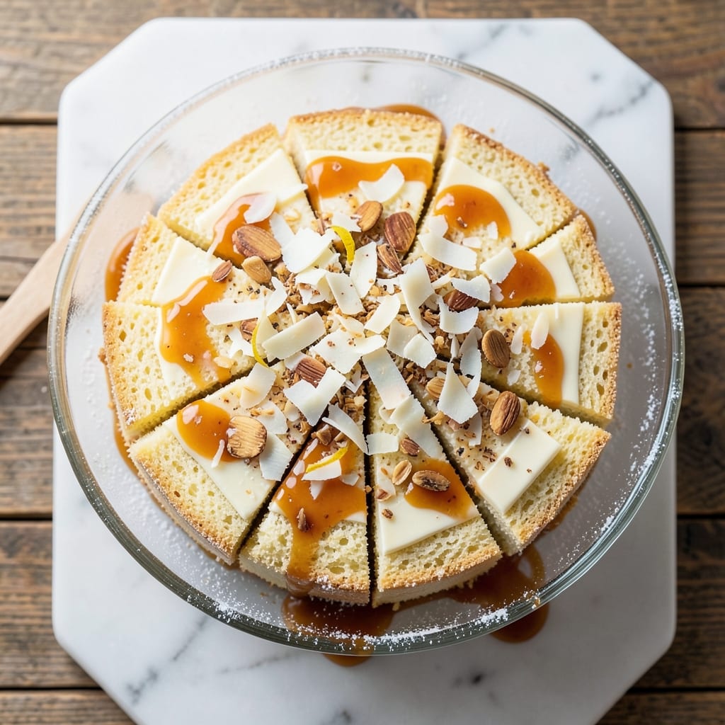 Almond Joy Poke Cake Recipe: Vanilla Bean Swirls and Toasted Coconut Crunch