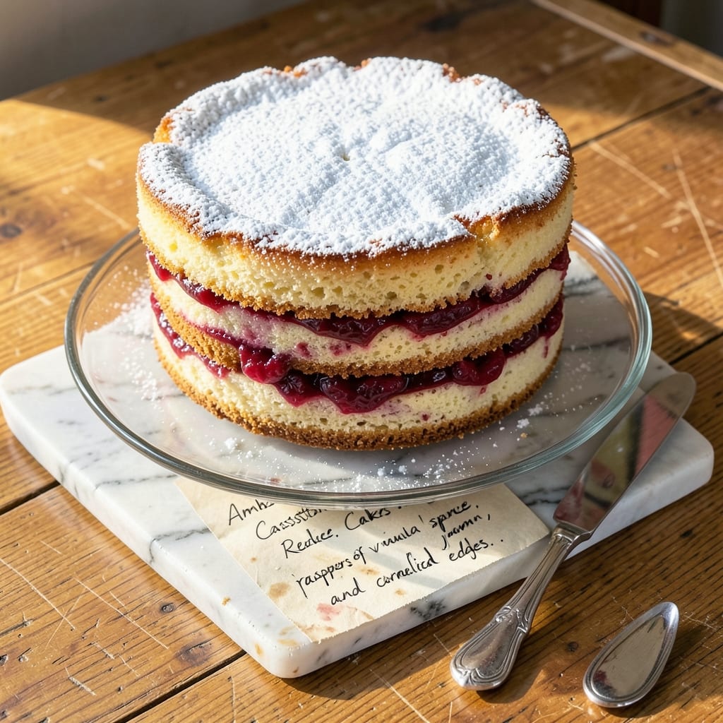 Ambassador Cake Recipe: Boozy Vanilla Swirls and Crispy Top Magic