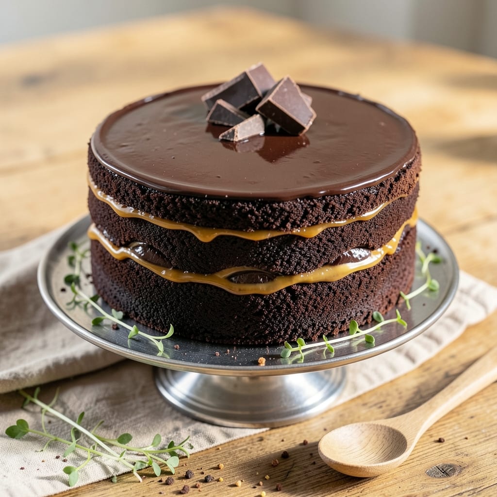 10 Inch Chocolate Fudge Cake Recipe: Deep, Dense Richness in Every Layer