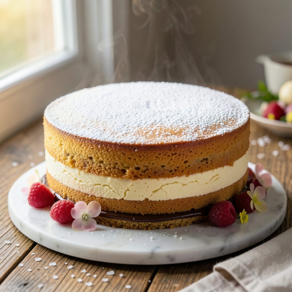 6-Inch One-Layer Cake Recipe: Crisp Fondant Crown Over Ultra-Moist Vanilla Bliss