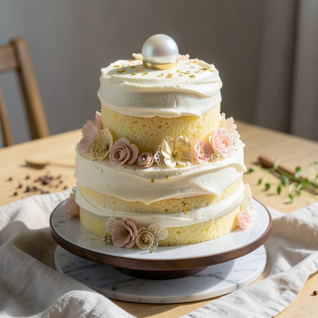 10 Inch Wedding Cake Recipe: Tiered Elegance With Fondant Bridges