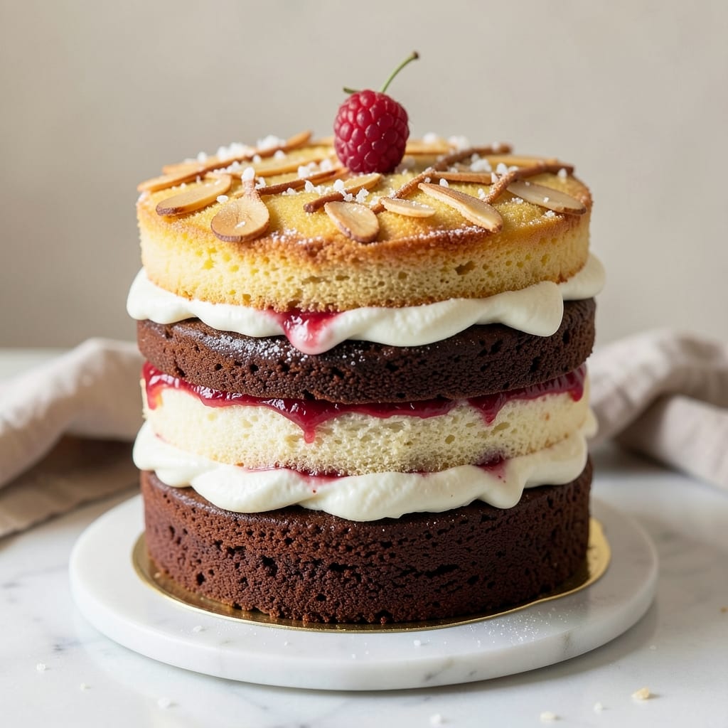 10-Inch 3-Layer Cake Recipe: Vanilla Buttercream Rivers and Crisp Fondant Crowns
