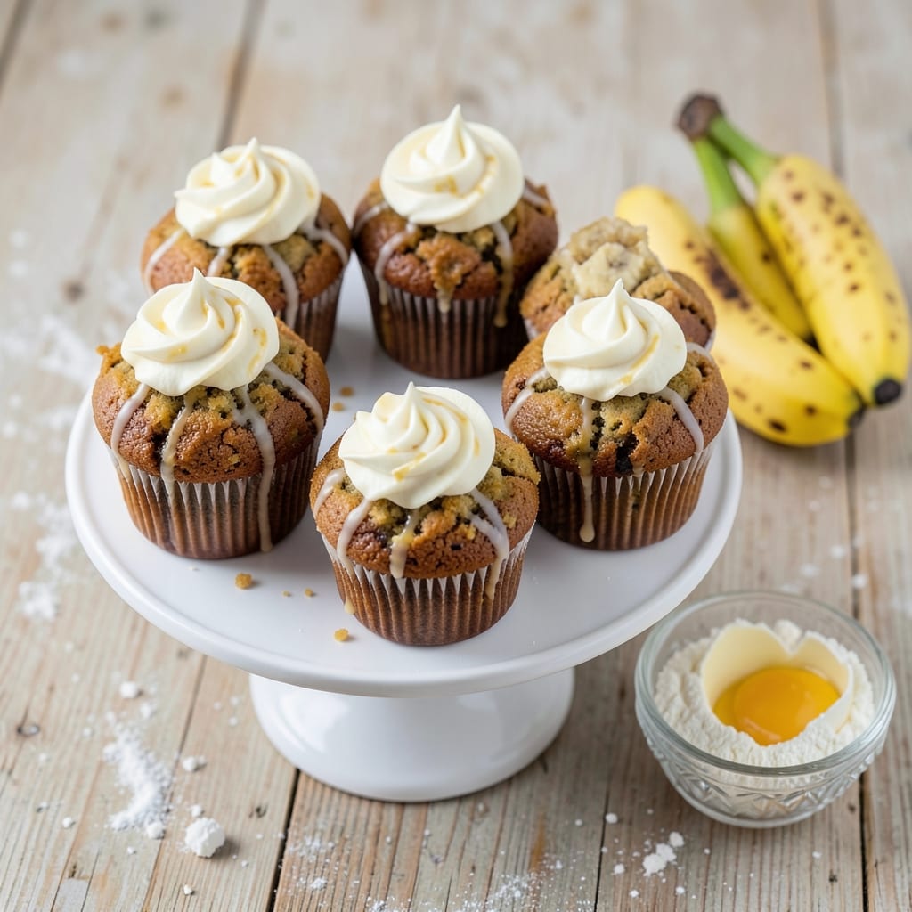 2 Banana Cupcake Recipe: Ultra Moist Crumb With Caramelized Top