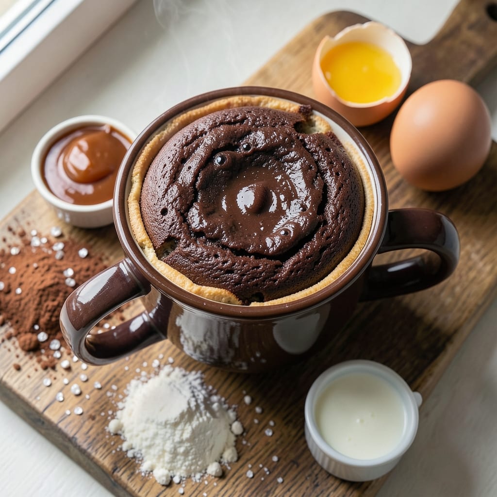 One-Minute Step-by-Step Chocolate Mug Cake Recipe: Microwave Magic in 60 Seconds