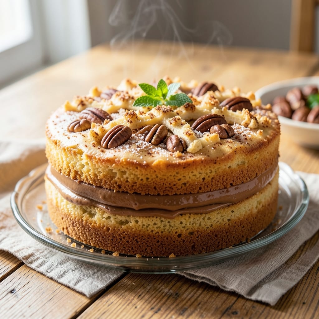 Amazing Coffee Cake Recipe: Cinnamon-Kissed Crust and Moist Vanilla Swirl