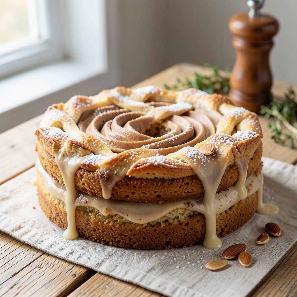Almond Ring Coffee Cake Recipe: Vanilla-Almond Swirls With Buttery Crust Magic