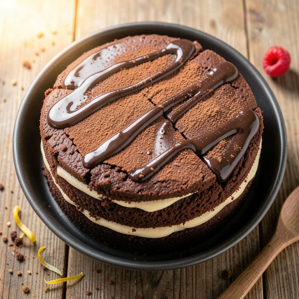 Alex Guarnaschelli's Chocolate Cake Recipe: Rich Ganache Drizzle and Crumb-Topped Elegance