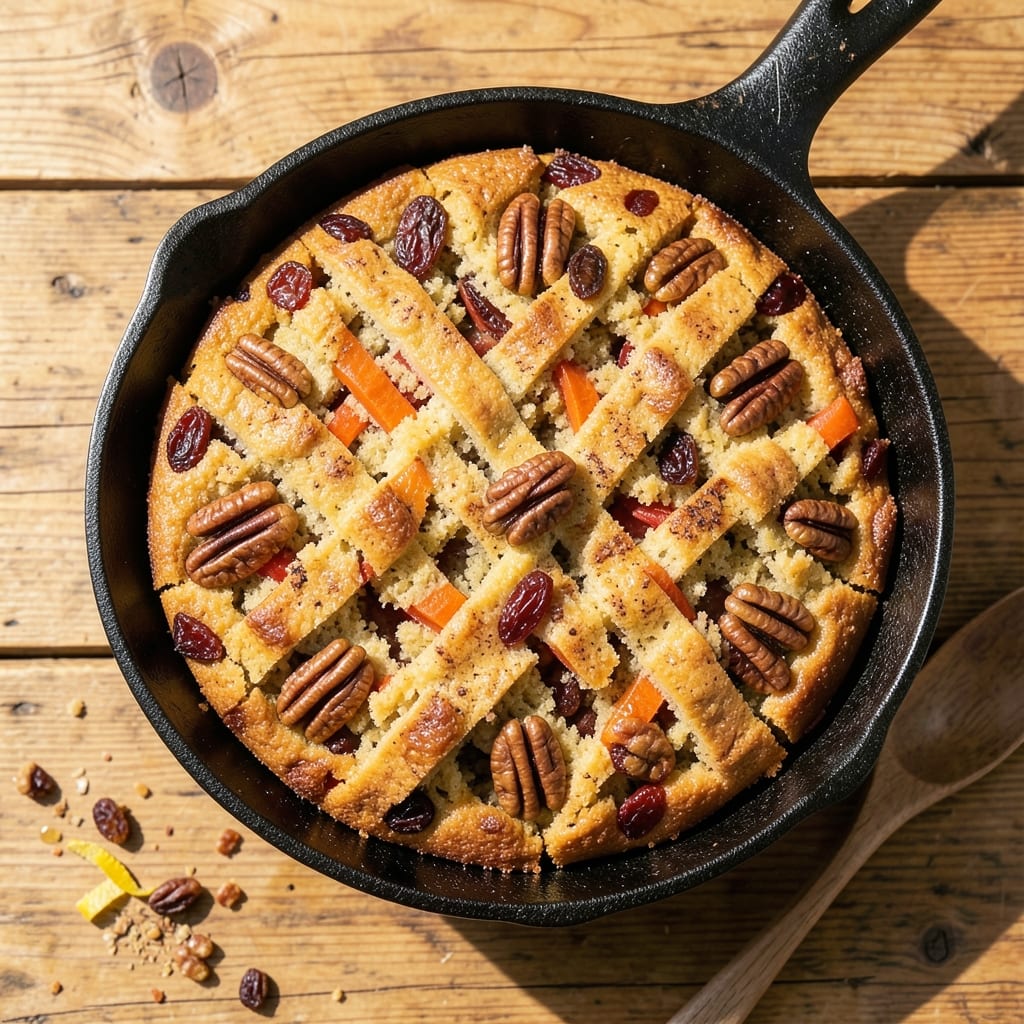 1940s Carrot Cake Recipe: Spiced Walnut Frosting and Crispy Top Magic