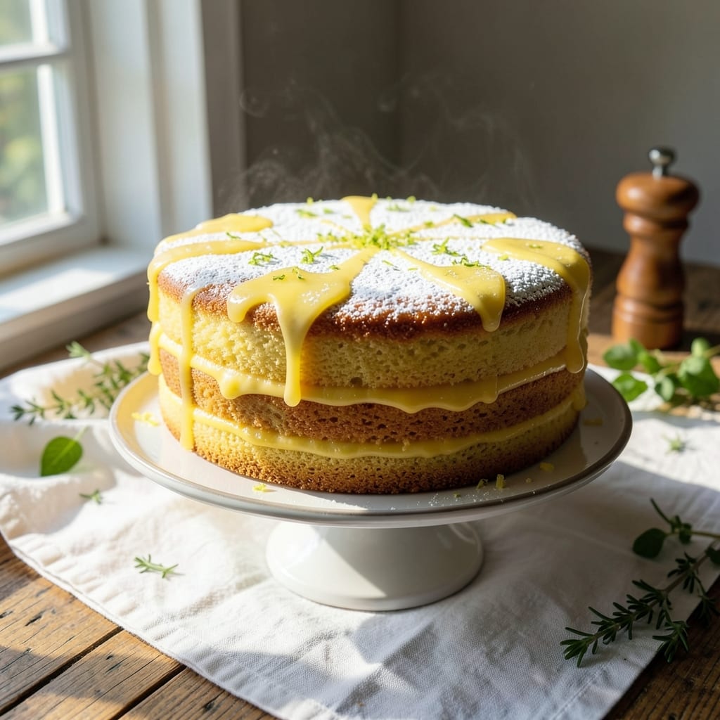 Amazing Lemon Cake Recipe: Zesty Citrus Layers with Buttery Crisp Edges
