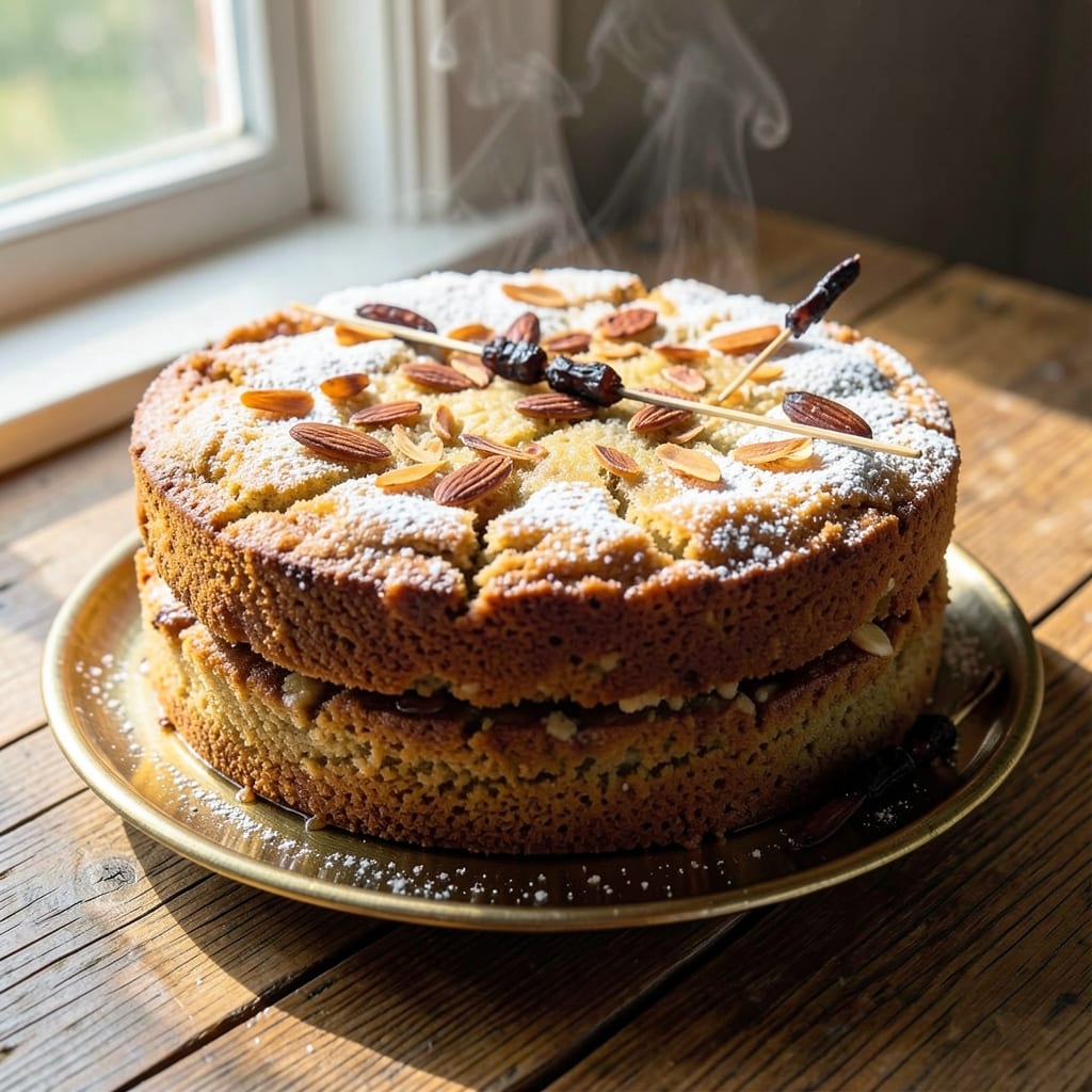 Almond Rum Cake Recipe: Boozy Vanilla Swirls With Crispy Top