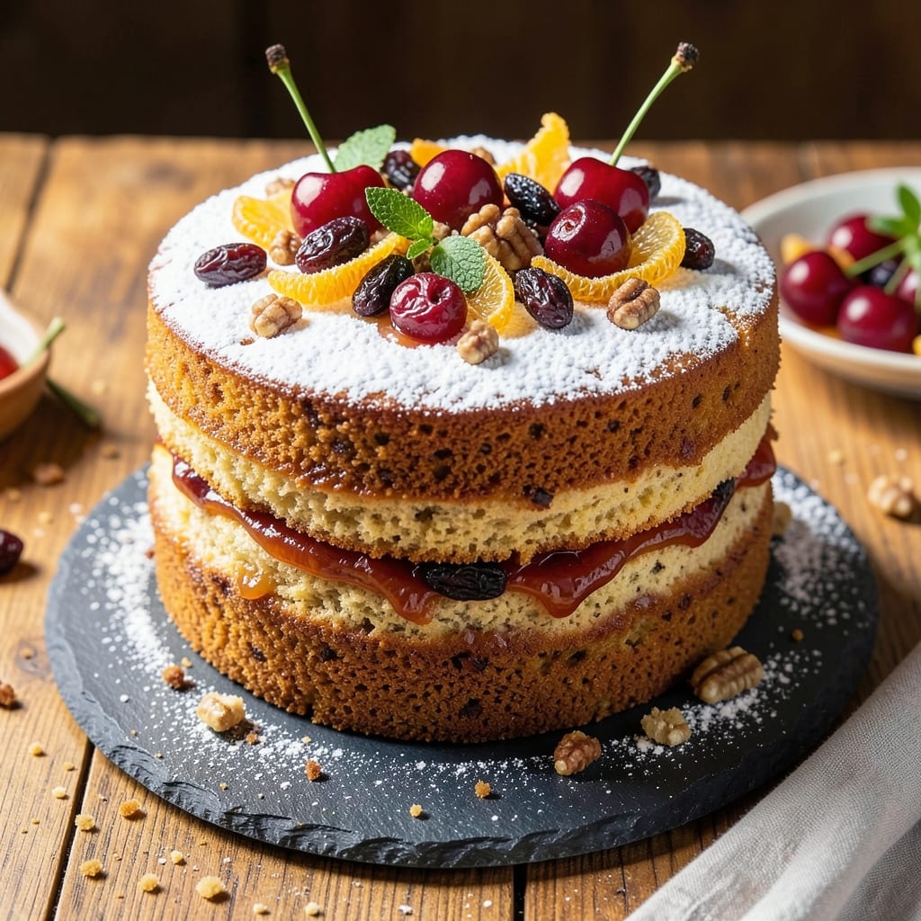 Amazing Fruit Cake Recipe: Spiced Fruit Layers That Keep for Months