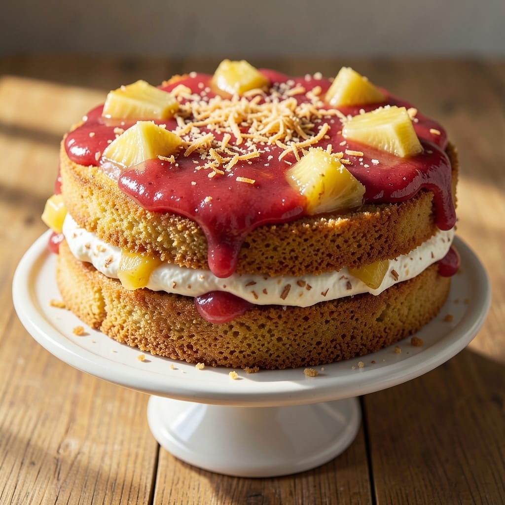 Ambrosia Cake Recipe Pineapple: Tropical Layers With Juicy Pineapple Bursts