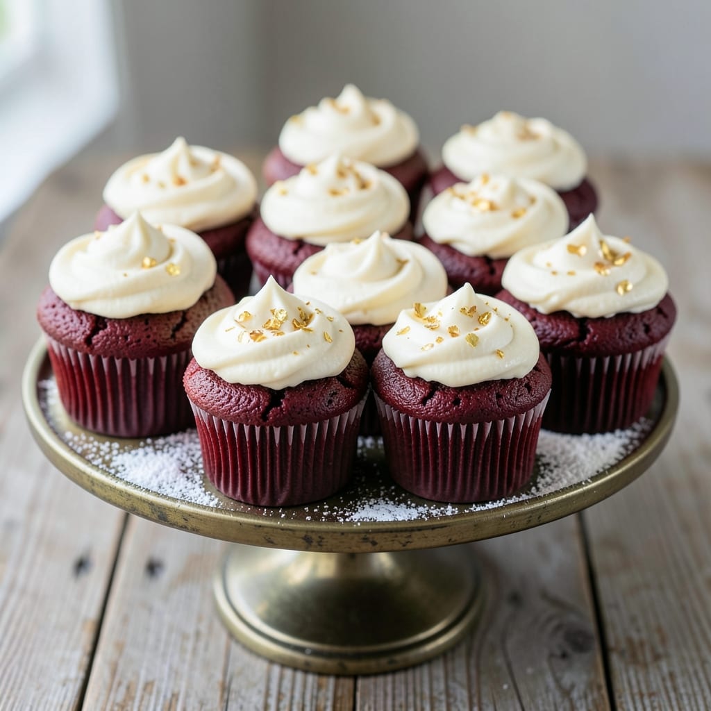 12 Red Velvet Cupcakes Recipe: Moist Crumb and Cream Cheese Frosting Harmony