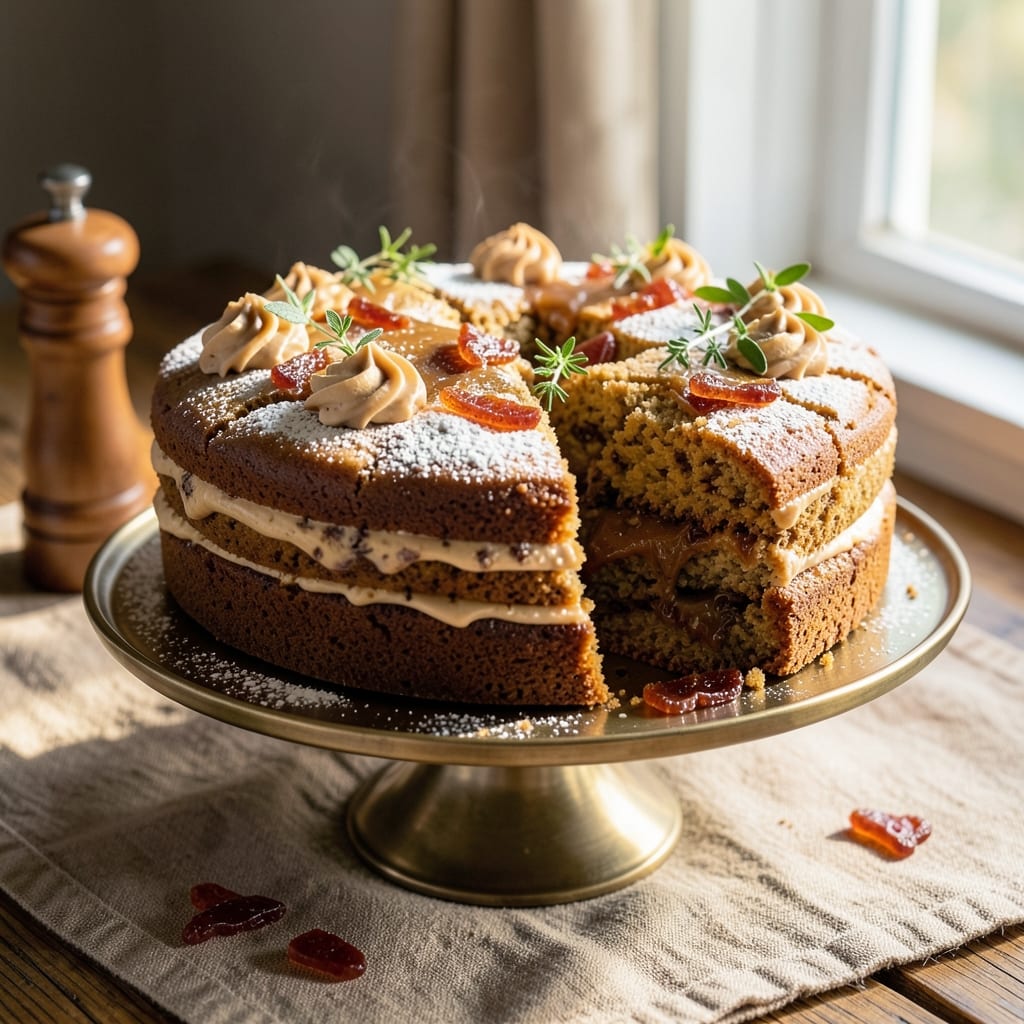 Almond Flour Gingerbread Cake Recipe: Spiced Warmth With Nutty Crunch Top