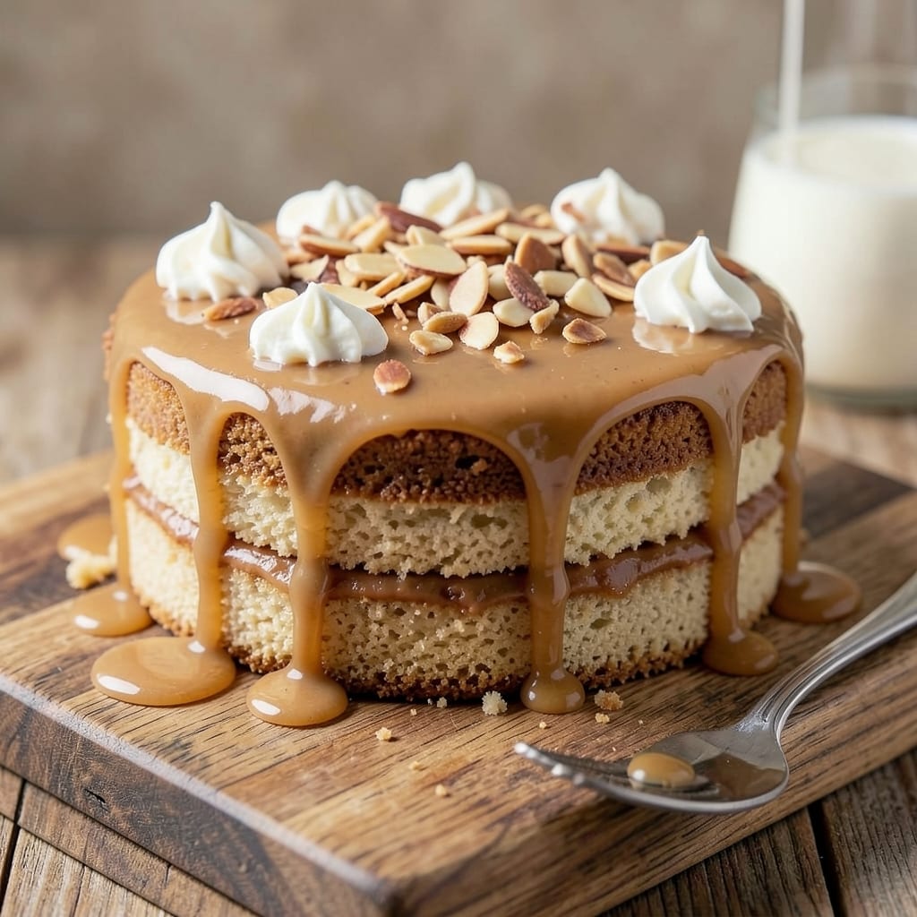 Almond Cake Glaze Recipe: Toasted Nut Butter Drizzle With Caramelized Edge