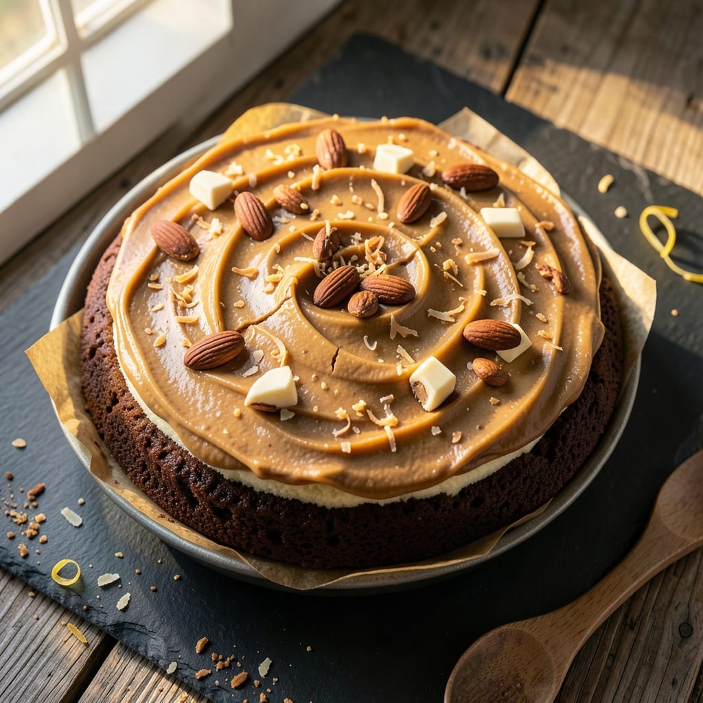 Almond Joy Sheet Cake Recipe: Toasted Coconut and Chocolate Swirl Magic