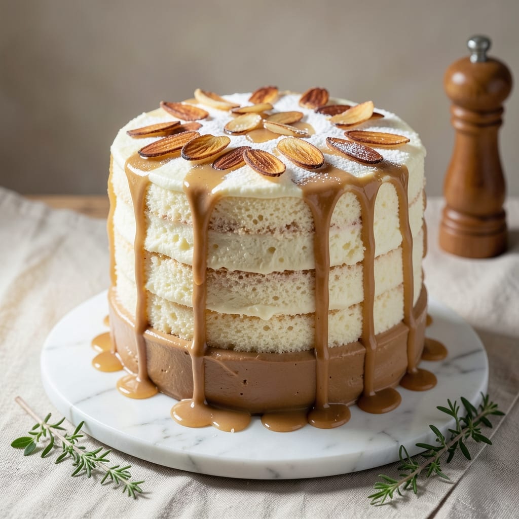 Almond Angel Food Cake Recipe: Fluffy Clouds with Nutty Vanilla Swirls