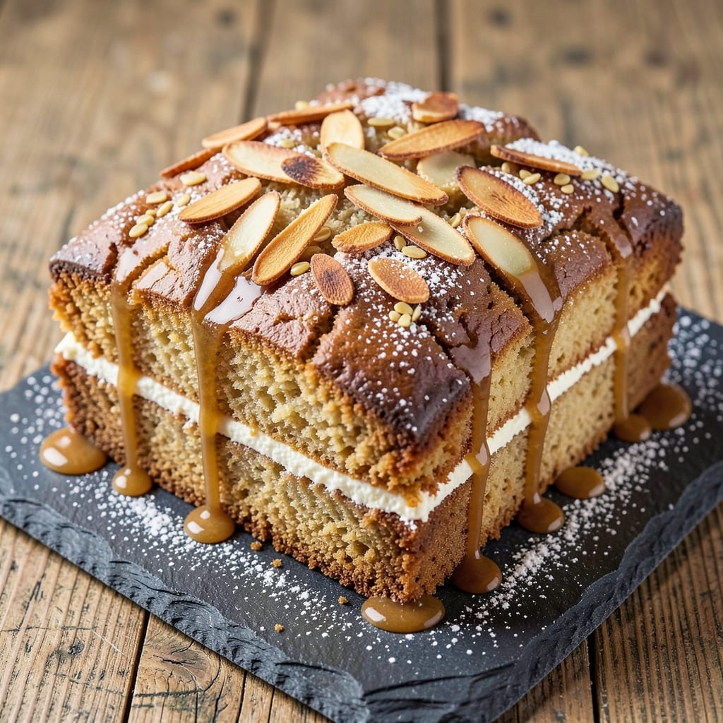 Almond Sour Cream Pound Cake Recipe: Buttery Crunch Meets Vanilla-Infused Moisture
